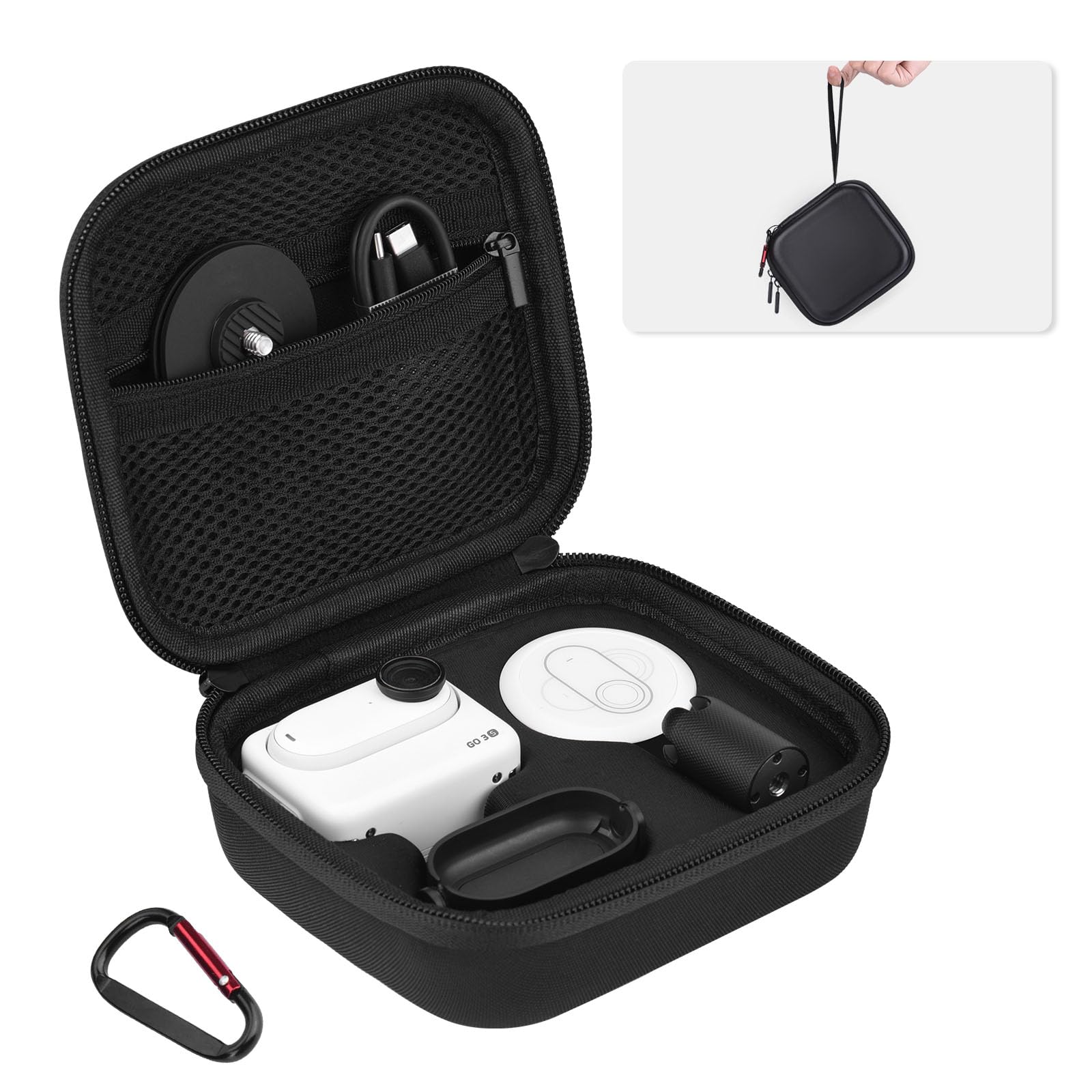 ZORBES® Carrying Case for Insta 360 GO 3S / GO 3 Accessories ZORBES® Carrying Case for Insta 360 GO 3S / GO 3 Accessories